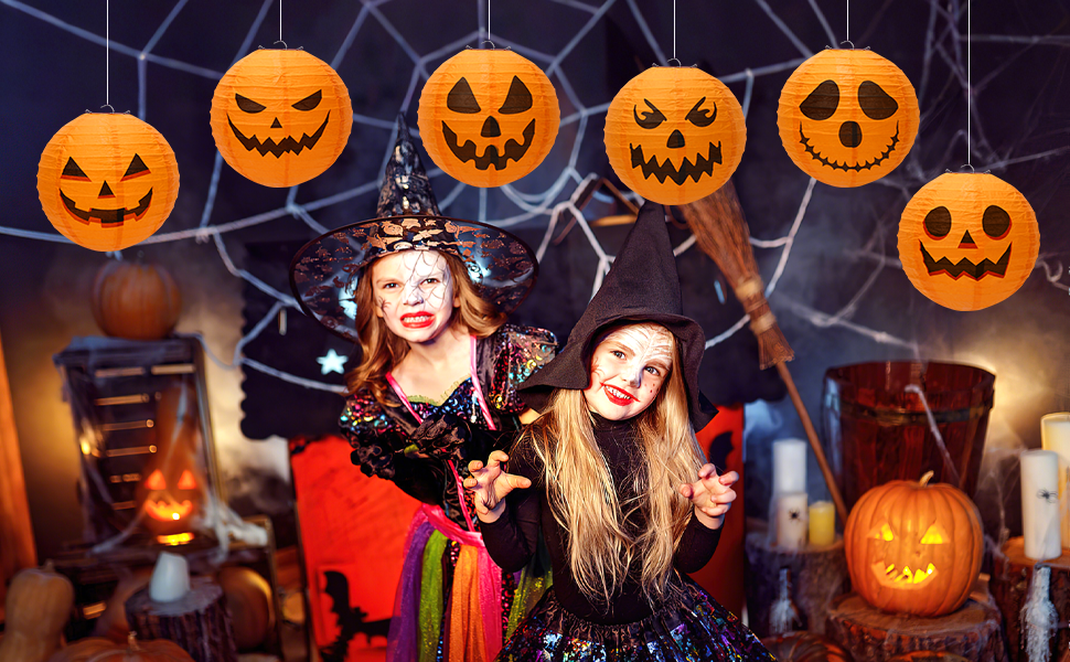 Halloween paper lanterns