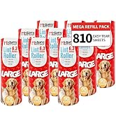 Minson’s BestShop Extra Sticky Lint Roller Refills Only - 9 Rolls Mega Refill Pack, 810 Total She...