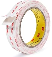 Double Sided Tape 1in X 9.85ft,Heavy Duty Removable Mounting Tape, Picture Hanging Adhesive Strips