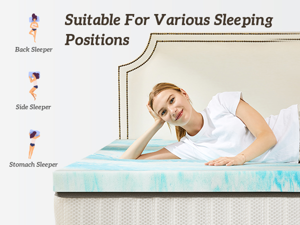 memory foam mattress topper