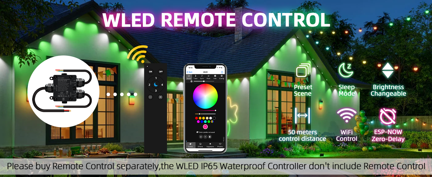 Waterproof ESP32 WLED Controller