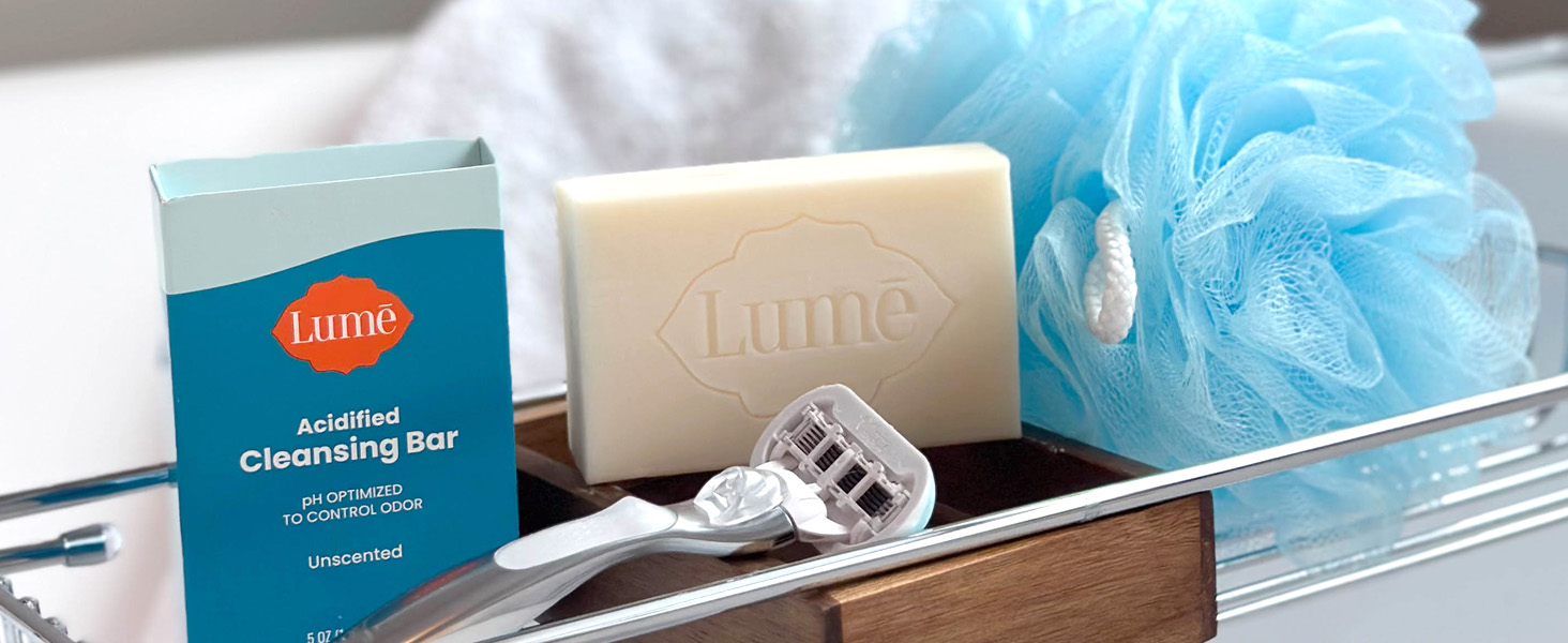 Lume Acidified Cleansing Bar Bathroom