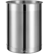 KSENDALO Stainless Steel Utensil Holder - 6.5inch Tall Kitchen Utensil Organizer with Weighted Ba...