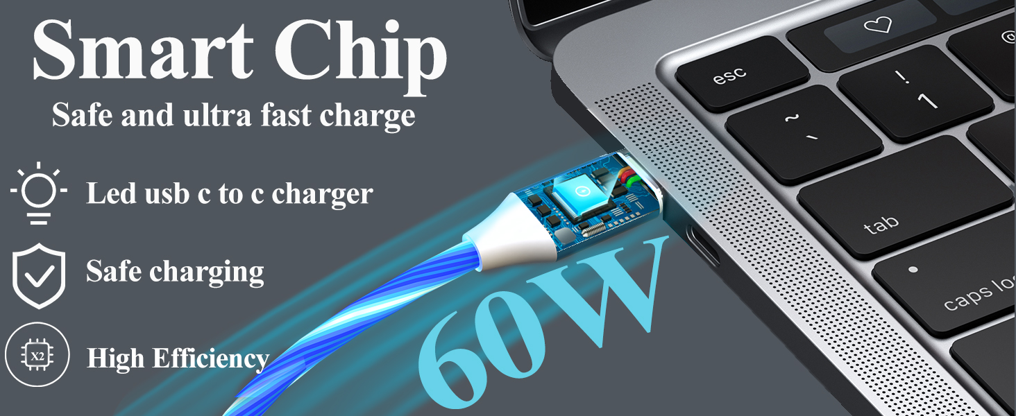 Light Up USB C Charging Cable
