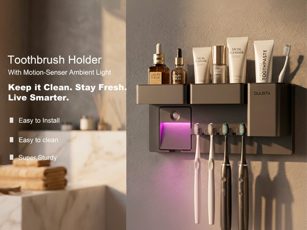 Toothbrush Holders Wall Mounted