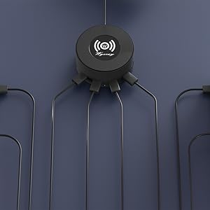 6-Port USB Charger Desktop Charging Station