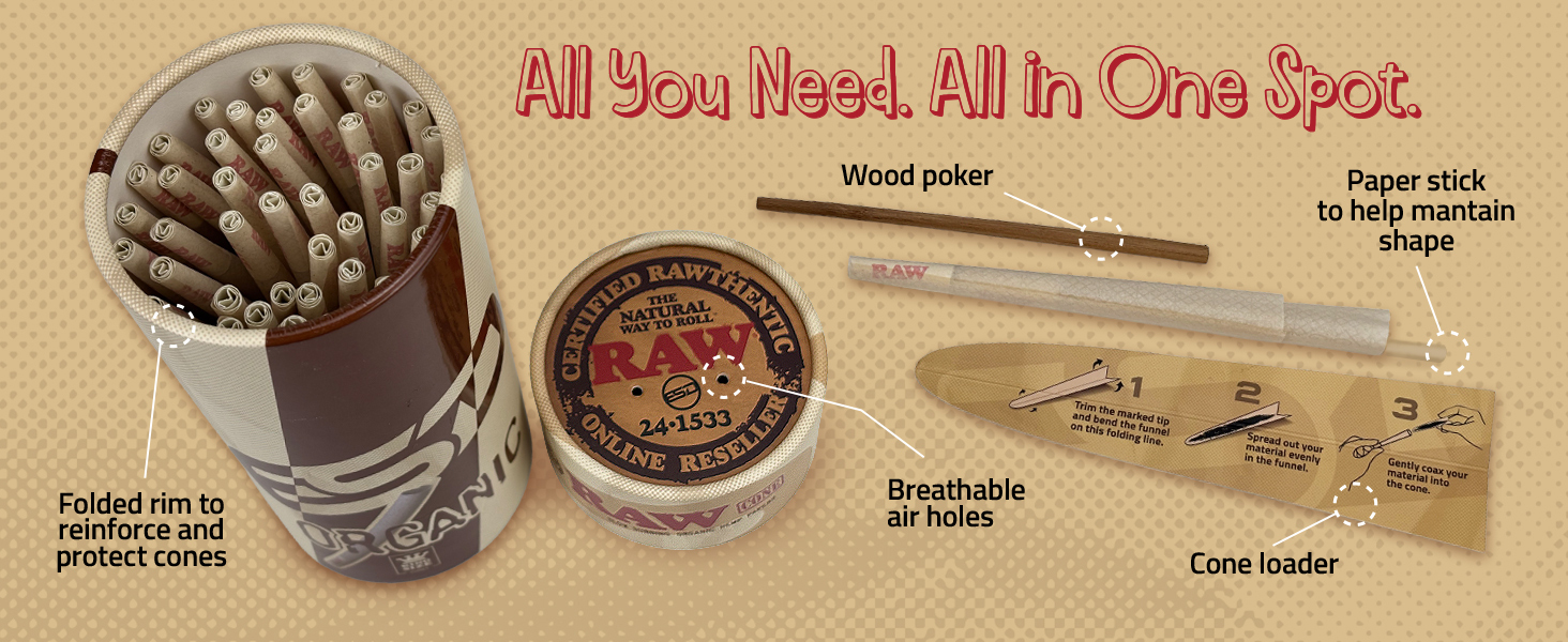 All you need from RAW Rolling Papers