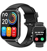 RUIMEN Smart Watches for Men Women (Answer/Make Calls, 2 Bands Included), 1.8" Smartwatch for iOS...