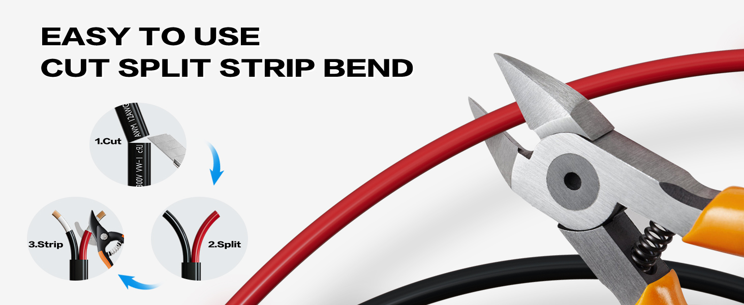 easy to soder, strip, weld, crimp terminals, connect, cut, and wrap