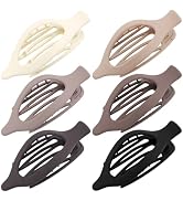ATODEN Hair Clips - Large Alligator Clamps, Duck Billed Barrettes for Thick & Thin Hair, 6Pcs Mat...