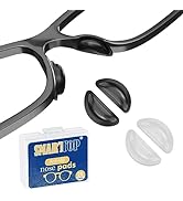 SMARTTOP Eyeglass Nose Pads, 20 Pairs Air Bag Soft Silicone Anti-Slip Adhesive Nose Pad for Full ...