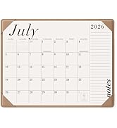 Jotsome Desk Calendar 2026-2027 with Desktop Mat, Large Desk Pad Calendar From Now to June 2027 2...
