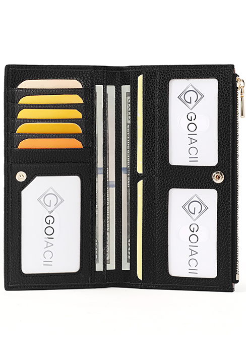 slim wallet for women leather