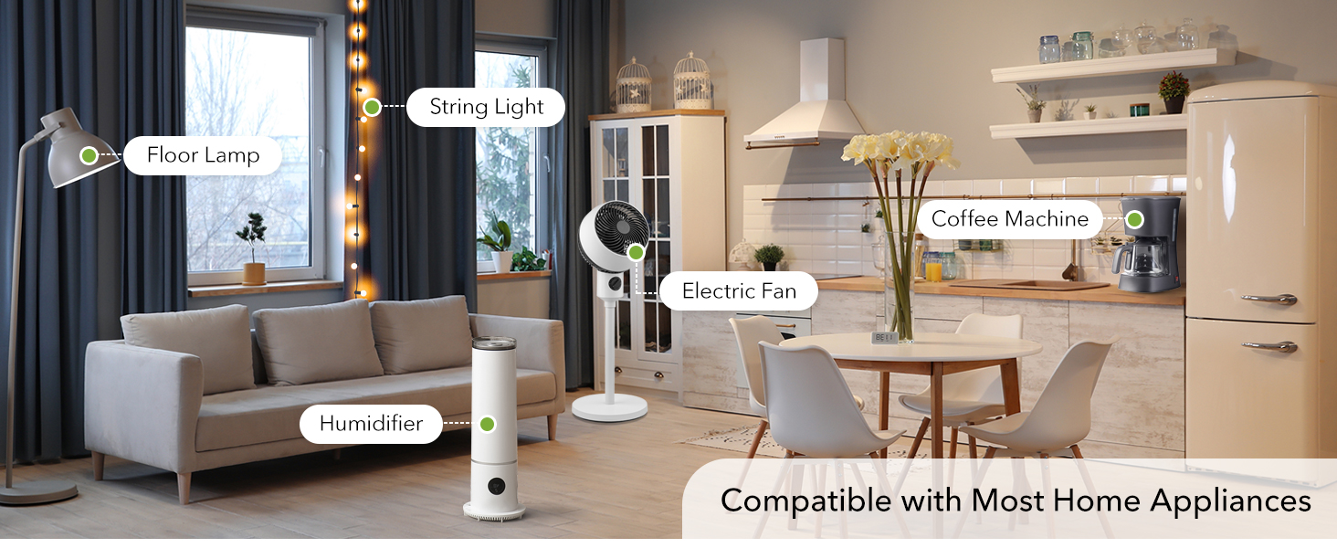Light timers for lamps indoor
