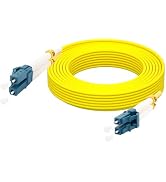 Hamadap- LC to LC Single Mode Fiber Patch Cable OS2 10M/32ft, 1G/10GB Single Mode Duplex, 9/125um...