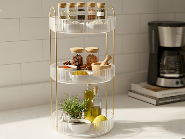 360° Rotating Makeup Organizer
