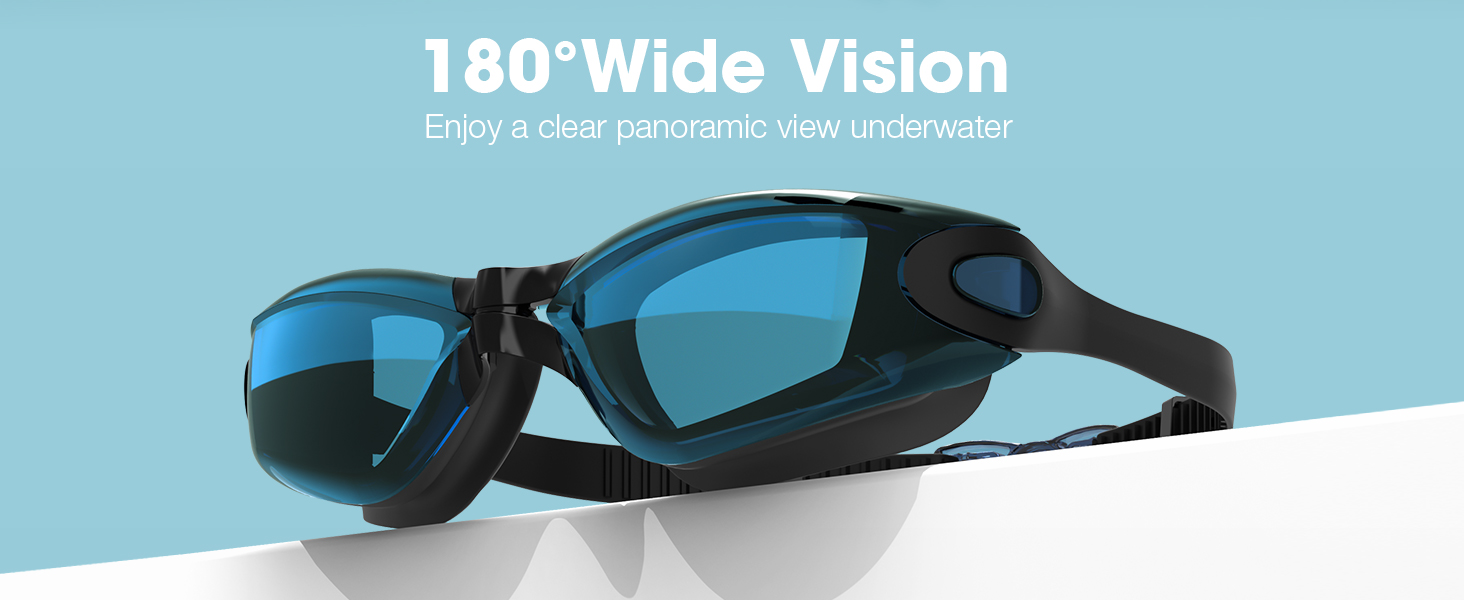 swim goggles wide vision