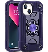 MARKILL Compatible with iPhone 13 Mini/iPhone 12 Mini Case 5.4 Inch with Built-in 360°Rotating Ri...