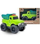 Aigitoy Toddler Car Toys for Boy Girl 1-3 Year Old, Green Recycling Truck, BPA Free, Phthalates F...