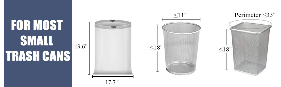 4 gallon trash bags drawstring