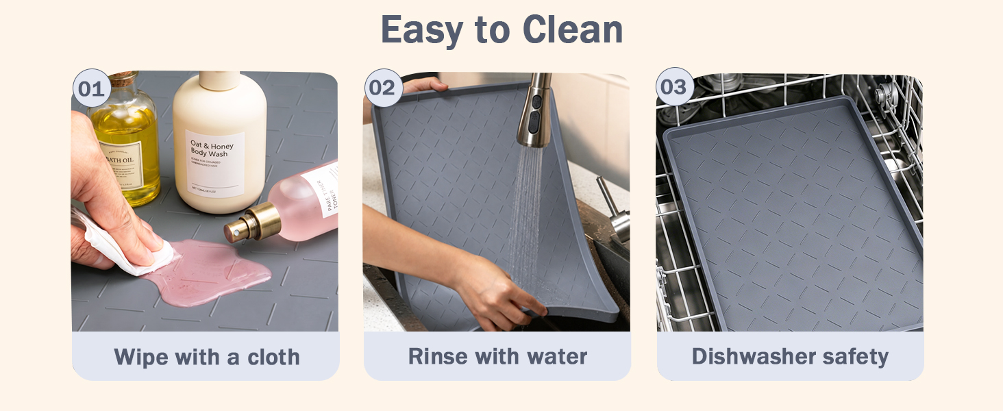 kitchen sink organizer, drying matt kitchen counter, cat food mat, dog mat for food and water