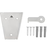 VANNSOO Wall Mount Plate and Key for Stainless Steel Hand Soap Dispenser