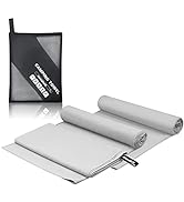 Wuwahold Camping Quick Dry Towel Set, Microfiber Lightweight Sport Towels with Mesh Bag, 3 Pack T...