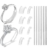 Coopache Ring Sizer Adjuster for Loose Rings, 14 Pack 14 Sizes Ring Guards, Spacers & Tighteners,...