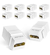 VCELINK 10-Pack 8K HDMI Keystone Jack with 8K 60Hz and 4K 120Hz, HDMI 2.1 Female to Female Adapte...