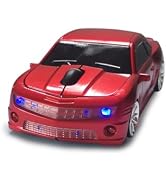 SDGSQHA Wireless Mouse Car Mouse, Cool Car Shape Mouse 2.4Ghz Wireless Mouse, Car Computer Mouse ...