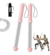 Ropeless Battle Ropes for Home Gym, Portable Cordless Weighted Battle Ropes with Storage Bag, Hig...