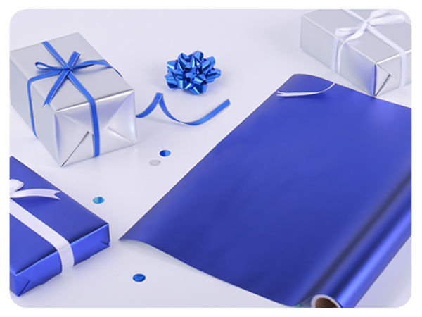 matte gift wrapping paper