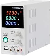DC Power Supply Variable 30V 10A Bench Power Supply 4-Digits Display with Output On/Off Switch,5V...