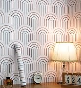 CiCiwind Peel and Stick Wallpaper Boho Rainbow Removable Wallpaper Kids Colorful Contact Paper Se...