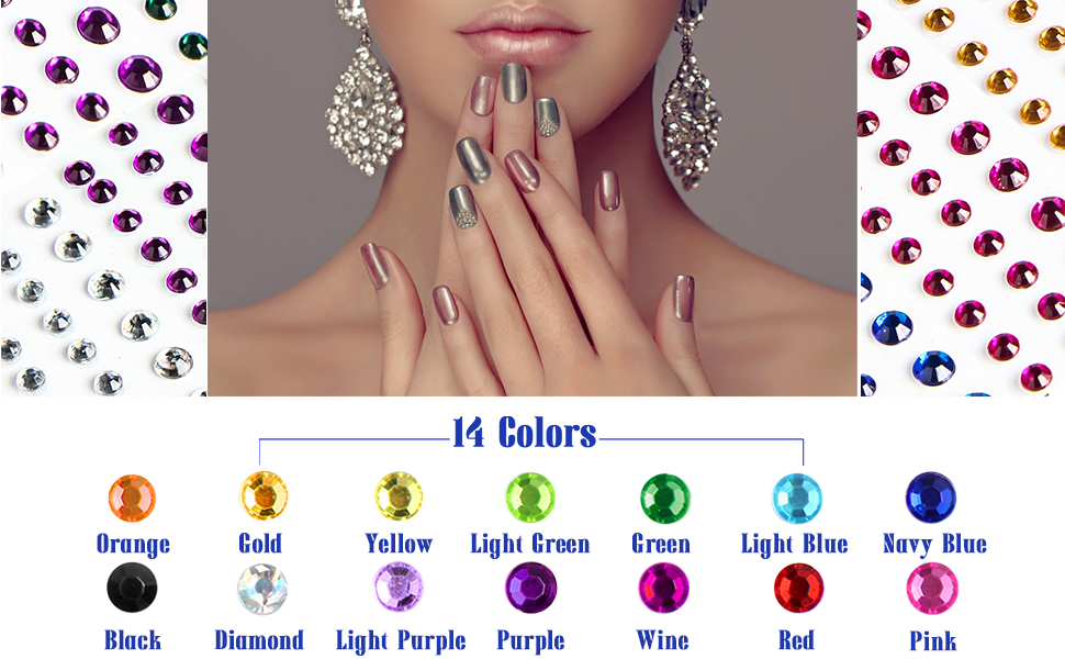 Self Adhesive Gem Stickers