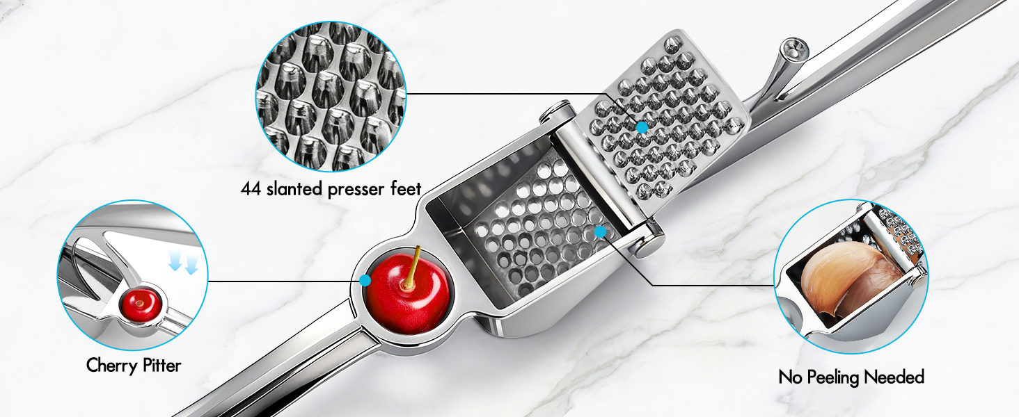 garlic press all metal