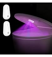 LAVAED 2-Pack Motion Sensor Night Light Indoor,1800mAh Toilet Lights Inside, LED Toilet Bowl Ligh...