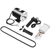 1000W 48V Brush Electric Bicycle Motor, Brush Motor Kit with Controller 3 Speed Gears E-Bike Cycl...