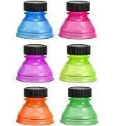 6Pcs Multicolour Soda Saver Pop Beer Beverage Can Cap Flip Bottle Top Lid Protector Snap On Keep ...