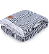 GOLD CASE HOME COLLECTION Elegant Turkish Bed Blanket - Super Soft 100% Recycled Cotton - Layerin...
