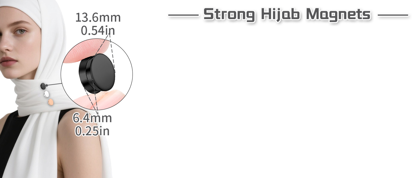 Strong Hijab Magnets