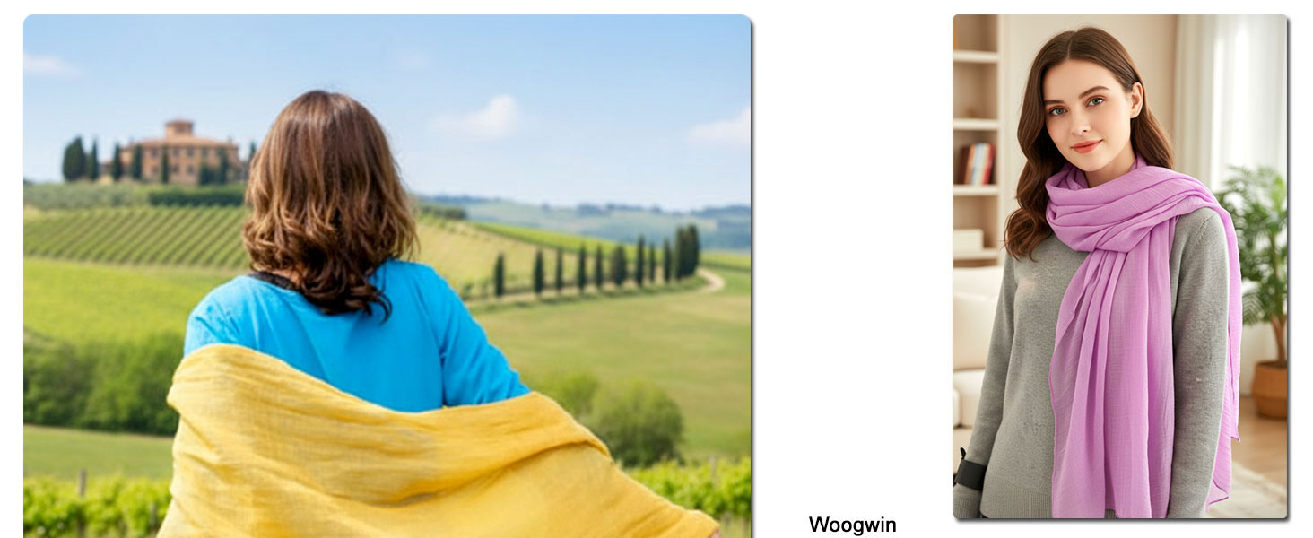 Lady Light Soft Fashion Solid Scarf Wrap Shawl