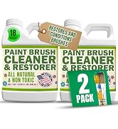 Green Piece Paint Brush Cleaner for Paint Cleanup (Made in USA) – Works on Wet or Dry Paint, Acr...