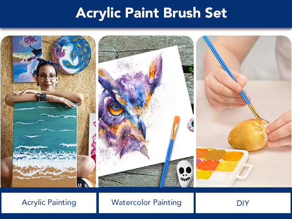 Acrylic Paint Brush Set 2