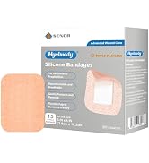 Hysimedy Silicone Adhesive Bandages Extra Large Size for Sensitive Fragile Skin 3