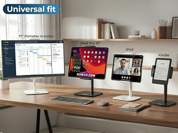 Cooper TabStand Mini universal stand for desk that fits portable monitors, iPads, tablets, Kindle
