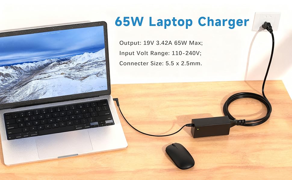 65W laptop charger
