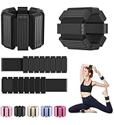 Pilates Wrist and Ankle Weights for Women - Adjustable Weighted Bangles for Men, 2 lbs Weighted A...
