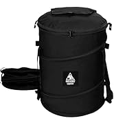 OneTigris Collapsible Trash Can for Camping,12 Gallon Pop up Trash Can with Sorting Clips, Outdoo...