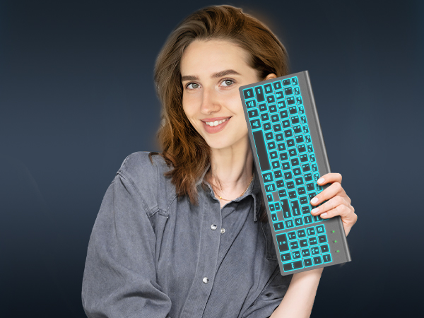 Compact keyboard and mouse